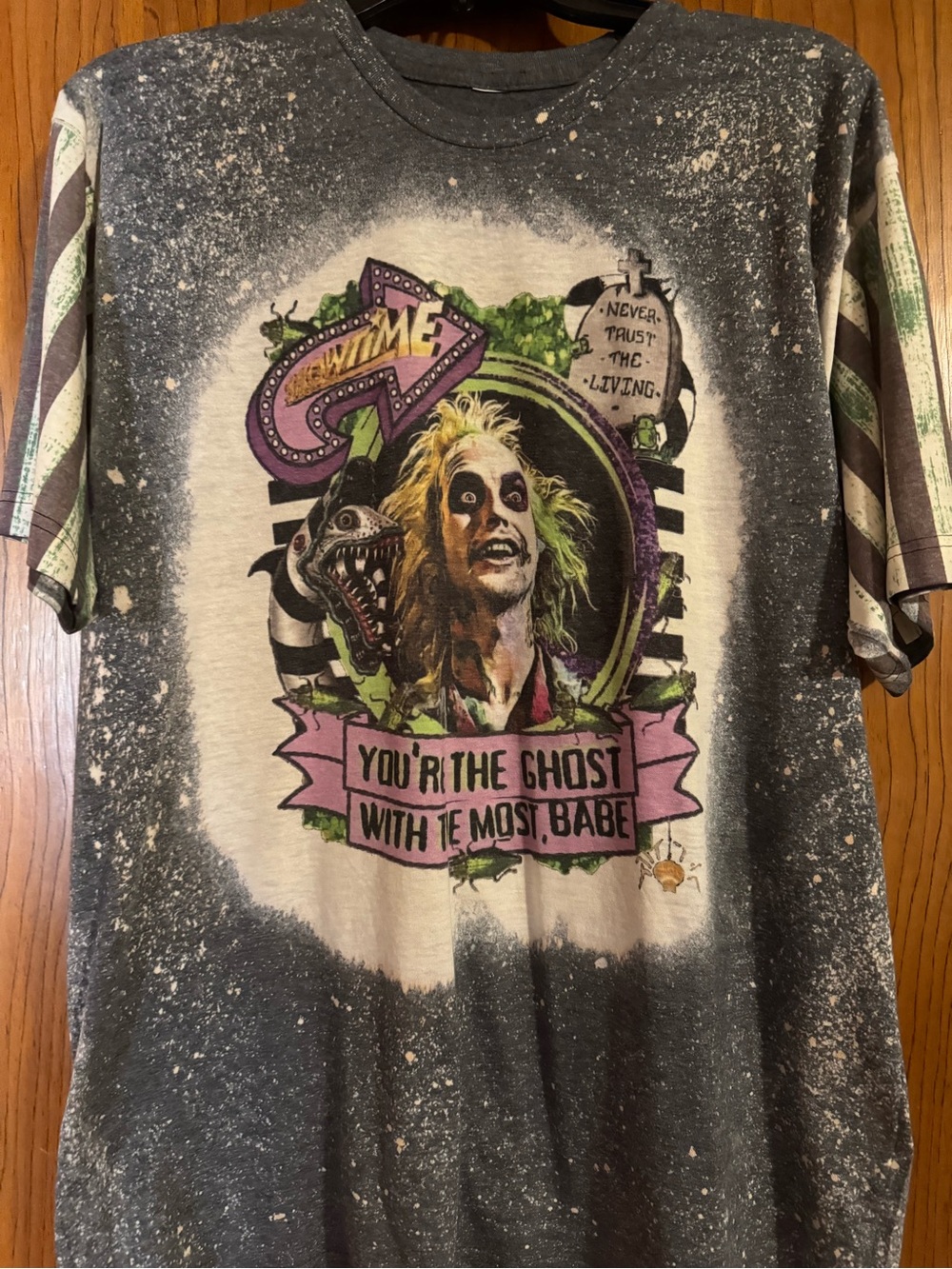 Beetlejuice Heather Gray Shirt XL